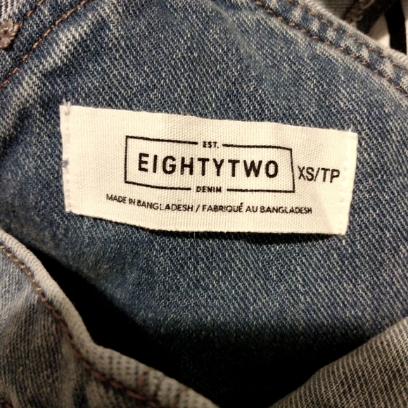 NWT Ardene Baggy Denim Overalls - XS - Picture 8 of 9